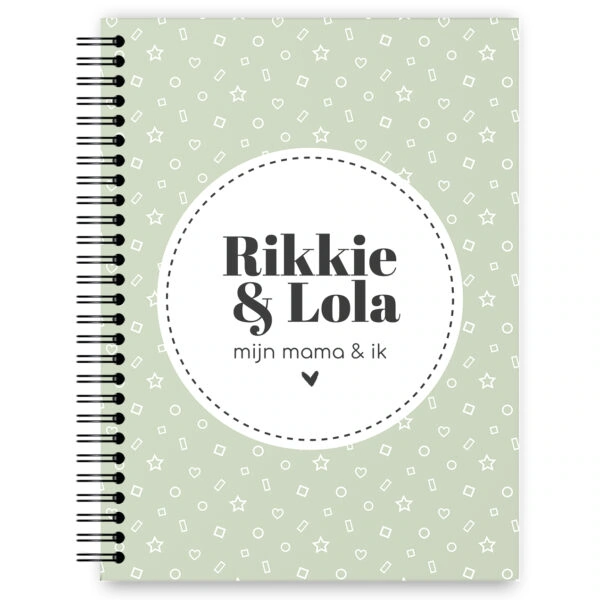 Ontwerp Je Eigen Mijn Mama & Ik Invulboek White Confetti (1)