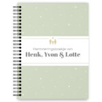 Ontwerp Je Eigen Mijn Oom, Tante & Ik Invulboek Soft Green (1)
