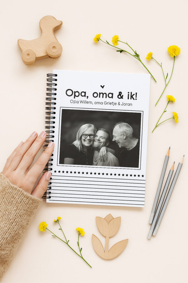 Ontwerp Je Eigen Mijn Opa, Oma & Ik Invulboek Stripes & Stars