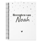 Ontwerp Je Eigen Receptenboekje Raining Dots White (1)