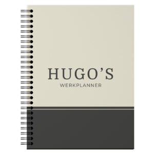 Ontwerp Je Eigen Werkplanner Black & Beige Name (1)