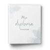 Diploma Bewaarmap Watercolour Groen