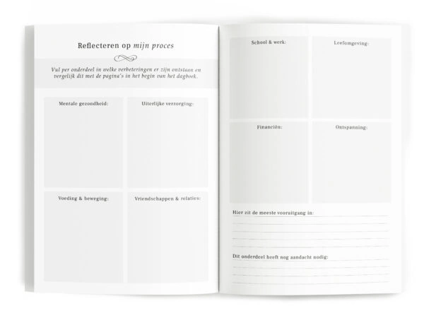 Fyllbooks Dagboek Voor Selfcare Linnen Camel Met Goudfolie (4)