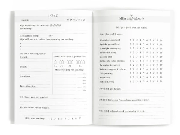 Fyllbooks Dagboek Voor Selfcare Linnen Camel Met Goudfolie (6)