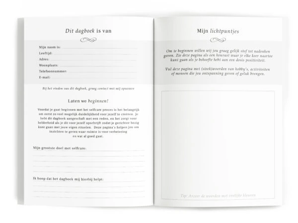 Fyllbooks Dagboek Voor Selfcare Linnen Camel Met Goudfolie (9)