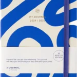 A-Journal 18 Months Diary 2024/2025 – Flow Blue