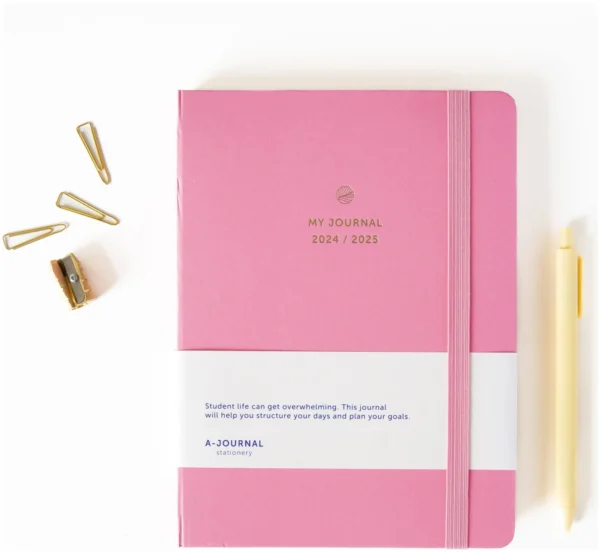 A-Journal School Diary 2024/2025 – Pink