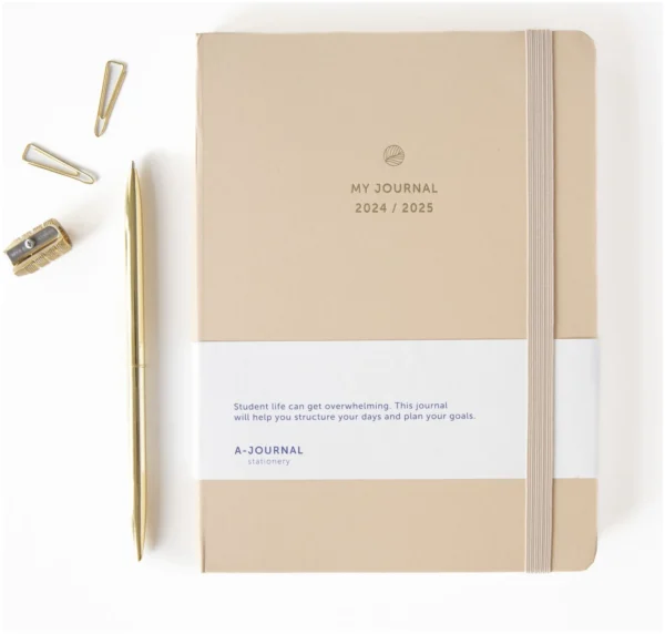 A-Journal School Diary 2024/2025 – Beige