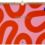 A-Journal 18 Months Family Planner 2024/2025 – Flow Pink