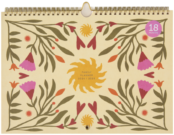 Fabrique 18 Months Family planner 2024/2025 – Sun