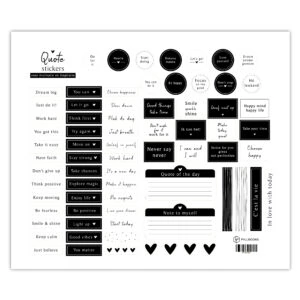 Fyllbooks Stickervel Quotes