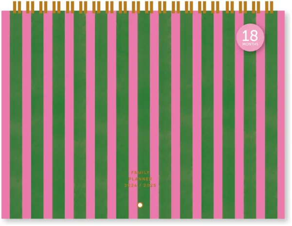 Fabrique 18 Months Familieplanner 2024/2025 – Stripes
