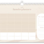 Fyllbooks Familieplanner A4 Beige (3)