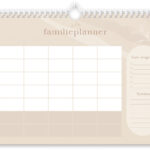 Fyllbooks Familieplanner A4 Beige (4)