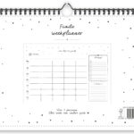 Fyllbooks Familieplanner A4 Zwart Wit (1)