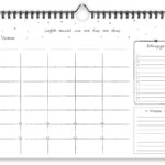 Fyllbooks Familieplanner A4 Zwart Wit (4)