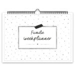 Fyllbooks Familieplanner A4 Zwart Wit (5)