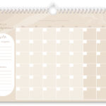 Fyllbooks Mijn Maandplanner A4 Datumloos Beige (4)