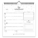 Fyllbooks Mijn Weekplanner Datumloos Zwart Wit (2)