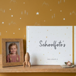 Schoolfotoboek Dots Oker