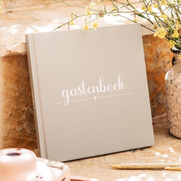 Fyllbooks Gastenboek Universeel – Beige (4)
