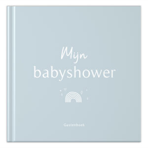 Mockup Voorkant Mijn Babyshower Blauw