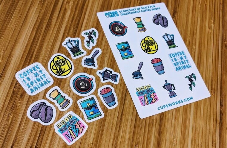 Stickervel