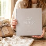 Fyllbooks Gastenboek Bruiloft Just Married Zand (1)