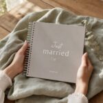 Fyllbooks Gastenboek Bruiloft Just Married Zand (4)