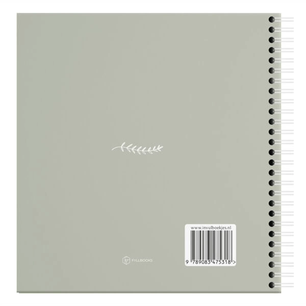 Fyllbooks Gastenboek Van Onze Bruiloft Olijfgroen (2)