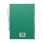 Forest Green A5 Back Cover