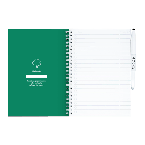 Forest Green A5 Inside Front Cover