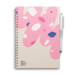 Moyu Uitwisbaar Notitieboek A5 – Flamingo Desert – Inclusief Balpen, Wisdoekje En Penhouder (2)