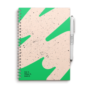 Moyu Uitwisbaar Notitieboek A5 – Flashy Moss – Inclusief Balpen, Wisdoekje En Penhouder (3)