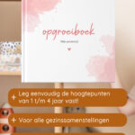 Opgroeiboek Watercolour Roze Af1 Productgericht
