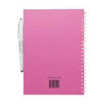Passion Pink A5 Back Cover