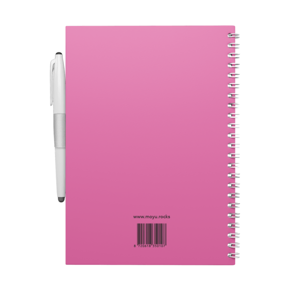 Passion Pink A5 Back Cover