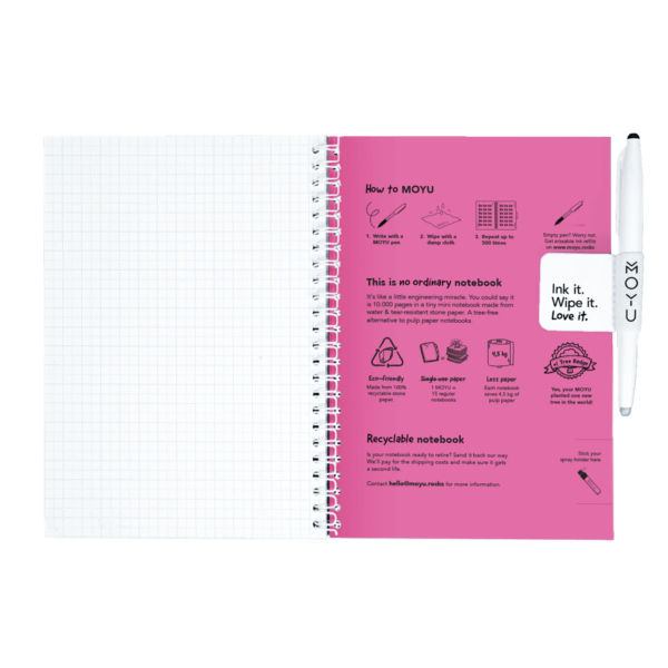 Passion Pink A5 Inside Back Cover