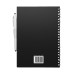 Pitch Black A5 Back Cover