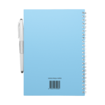Sky Blue A5 Back Cover