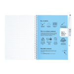 Sky Blue A5 Inside Back Cover