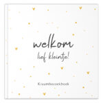 Fyllbooks Kraambezoekboek Oker Dots (2)