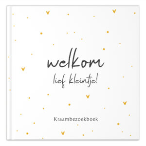Fyllbooks Kraambezoekboek Oker Dots (2)