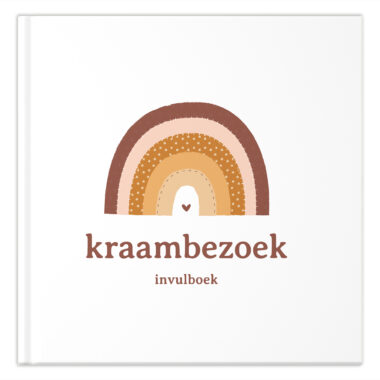 Fyllbooks Kraambezoekboek Regenboog (2)
