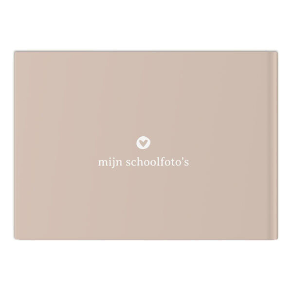 Ontwerp Je Eigen Schoolfotoboek Beige Heart (2)