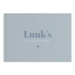 Ontwerp Je Eigen Schoolfotoboek Modern Pastel Blue (1)