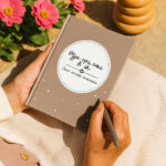 Fyllbooks Mijn Opa, Oma & Ik Invulboek Taupe Dots