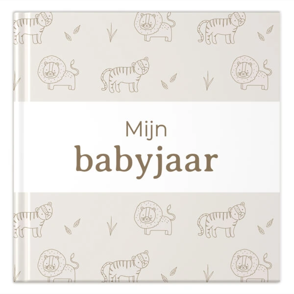 Fyllbooks Babyboek Mijn Eerste Jaar African Animals (2)