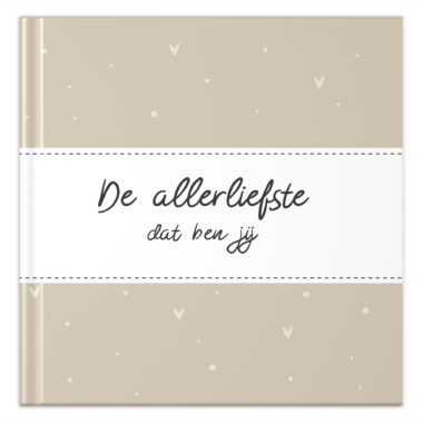 Mockup Voorkant De Allerliefste Dat Ben Jij Beige