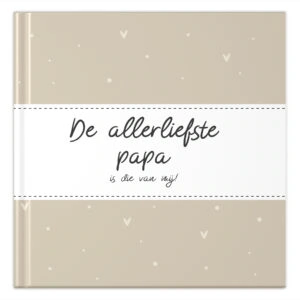 Mockup Voorkant De Allerliefste Papa Beige